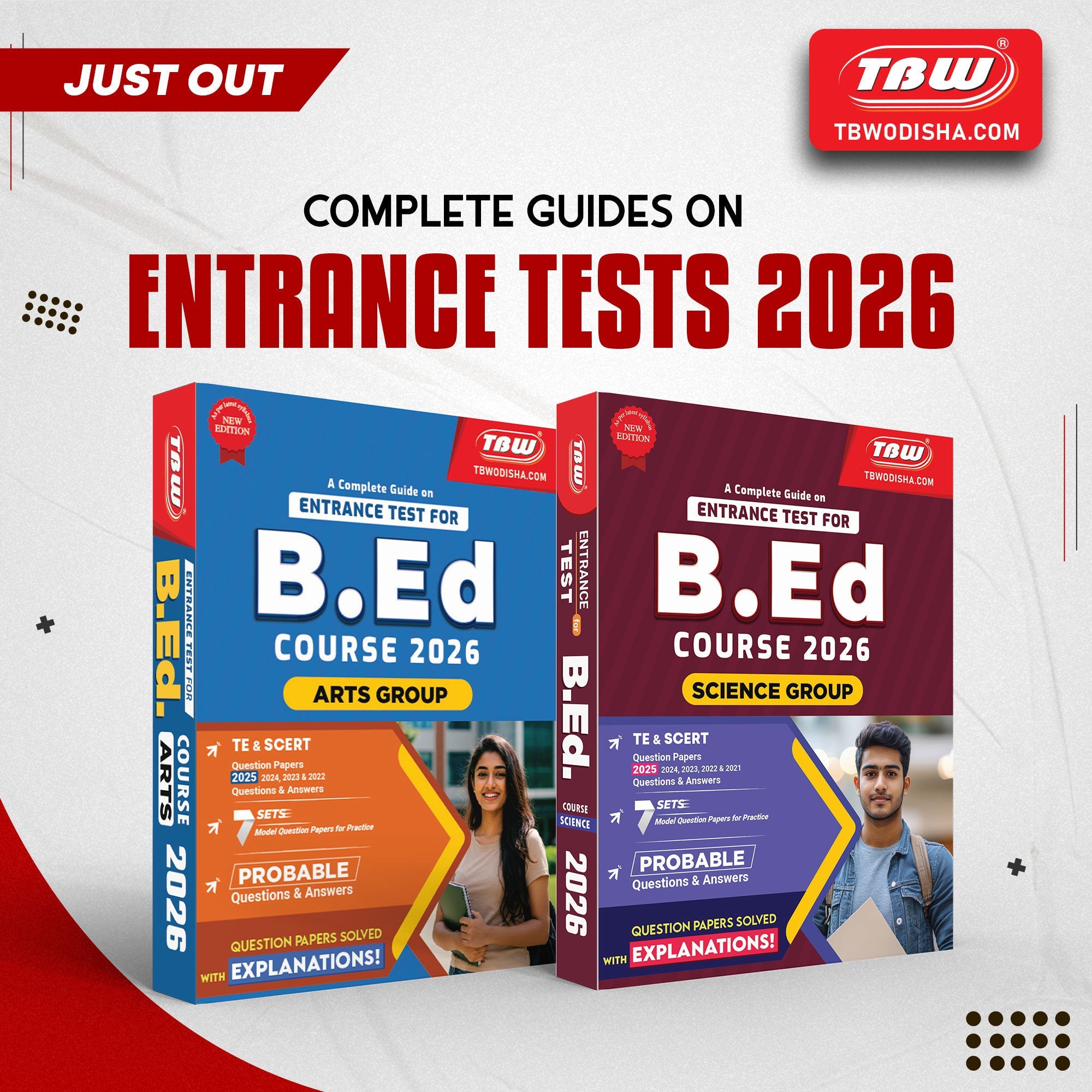 TBW Guides on BEd ENTRANCE TESTS 2026
