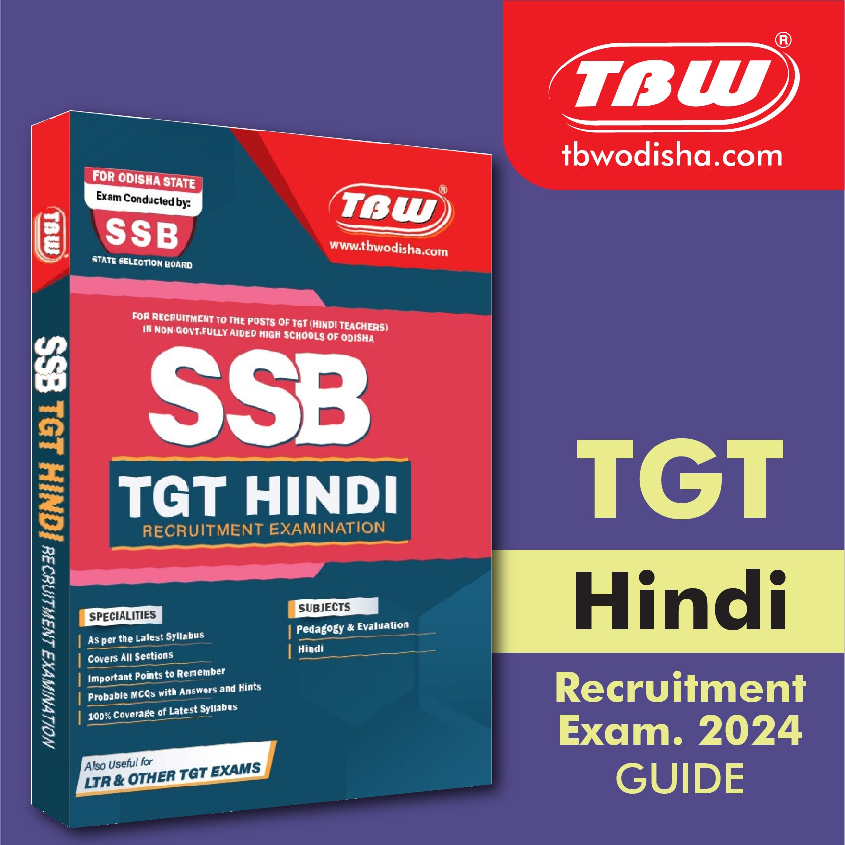 TBW SSB TGT Hindi Recruitment Exam Guide 2024