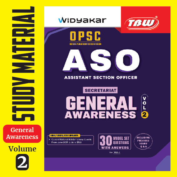 TBW Widyakar ASO General Awareness Guide Book 2022