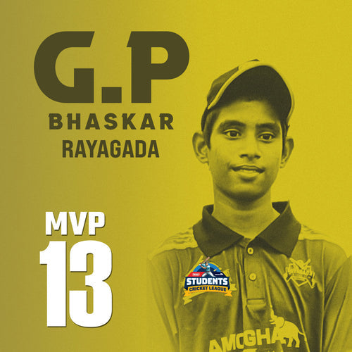 From Raygada to MVP! GP Bhaskar Dominates TBW Students Cricket League Season-2!