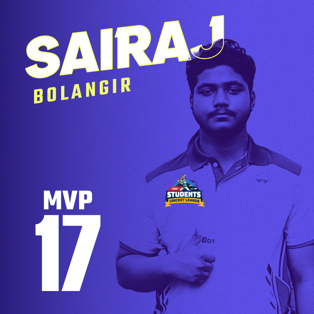 Sairaj of Bolangir has blown the WiSCL_baja like a storm! 🔥