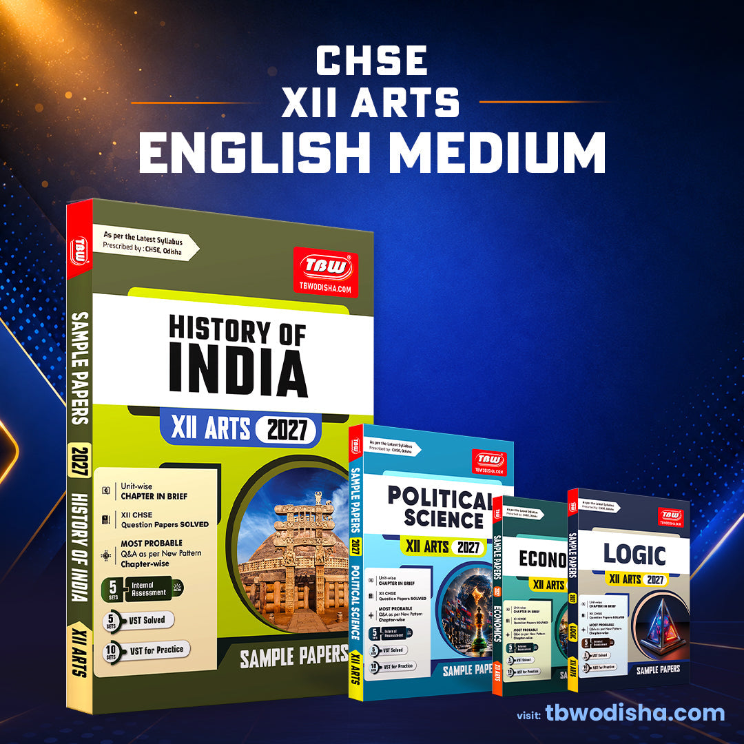 TBW XII 2027 Arts English Medium Sample Papers +2 2nd Year (Subject wise)