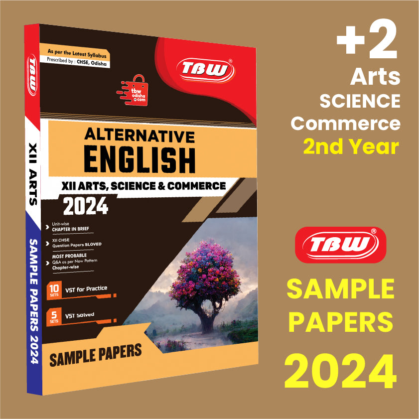 TBW XII Alt English 2024 Arts Sc Com Sample Papers