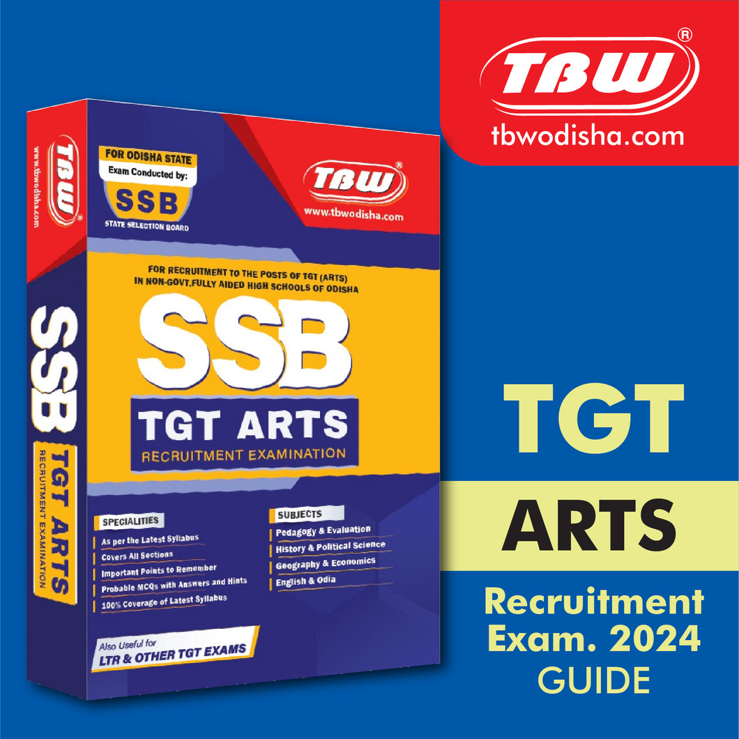 TBW SSB TGT Arts Recruitment Exam Guide 2024