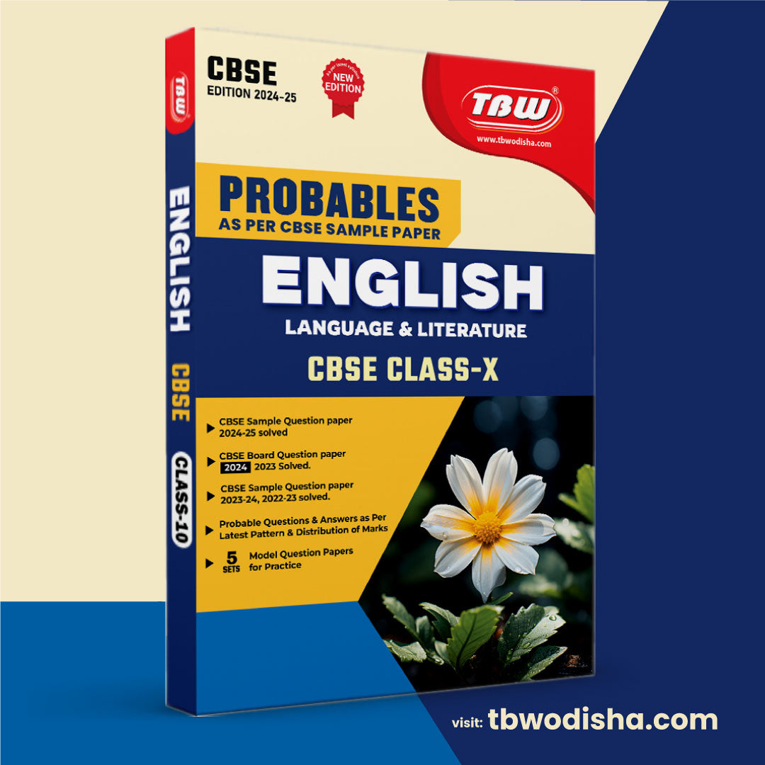 TBW CBSE Class 10 English Probabales 2025