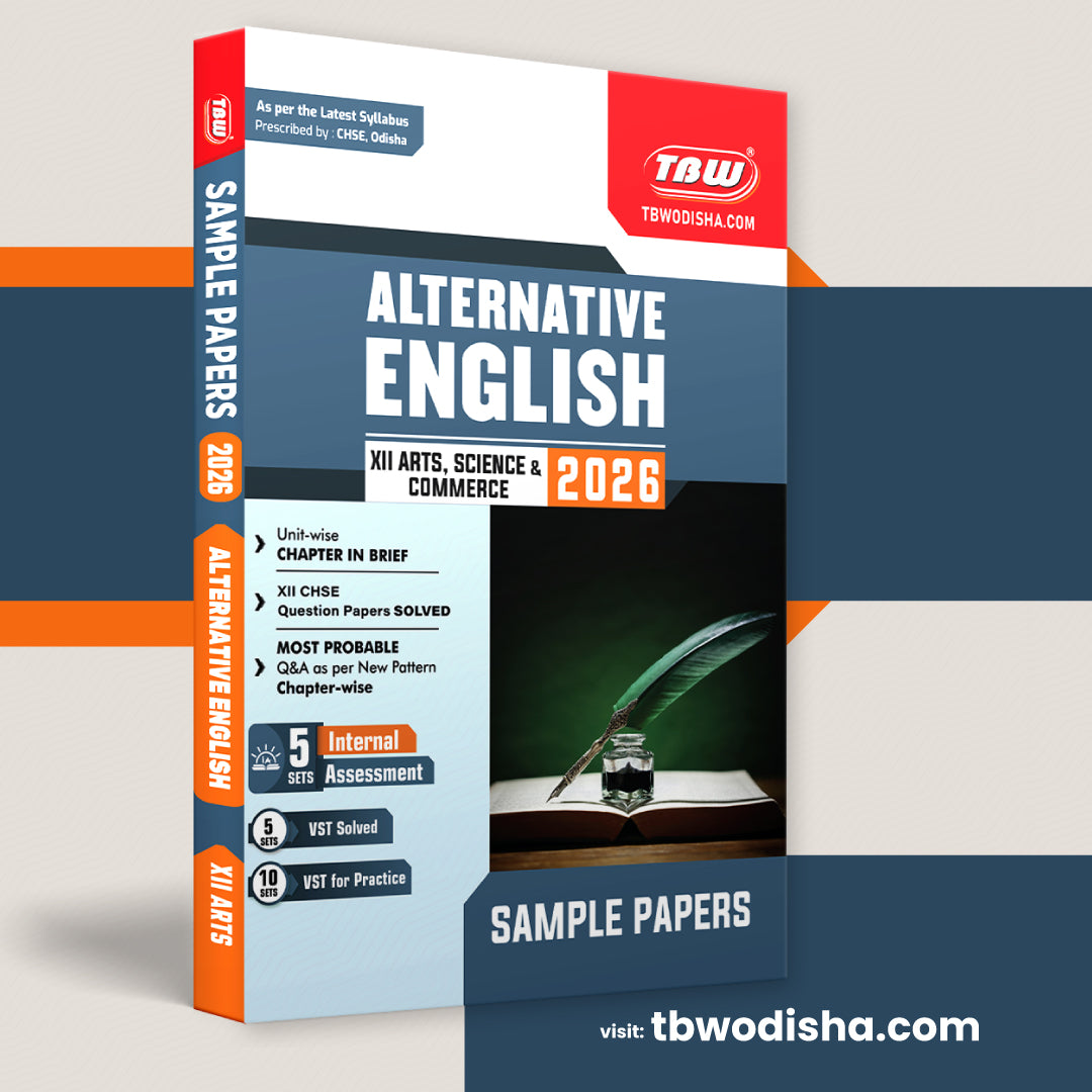 TBW XII Alt English 2026 Arts Sc Com Sample Papers