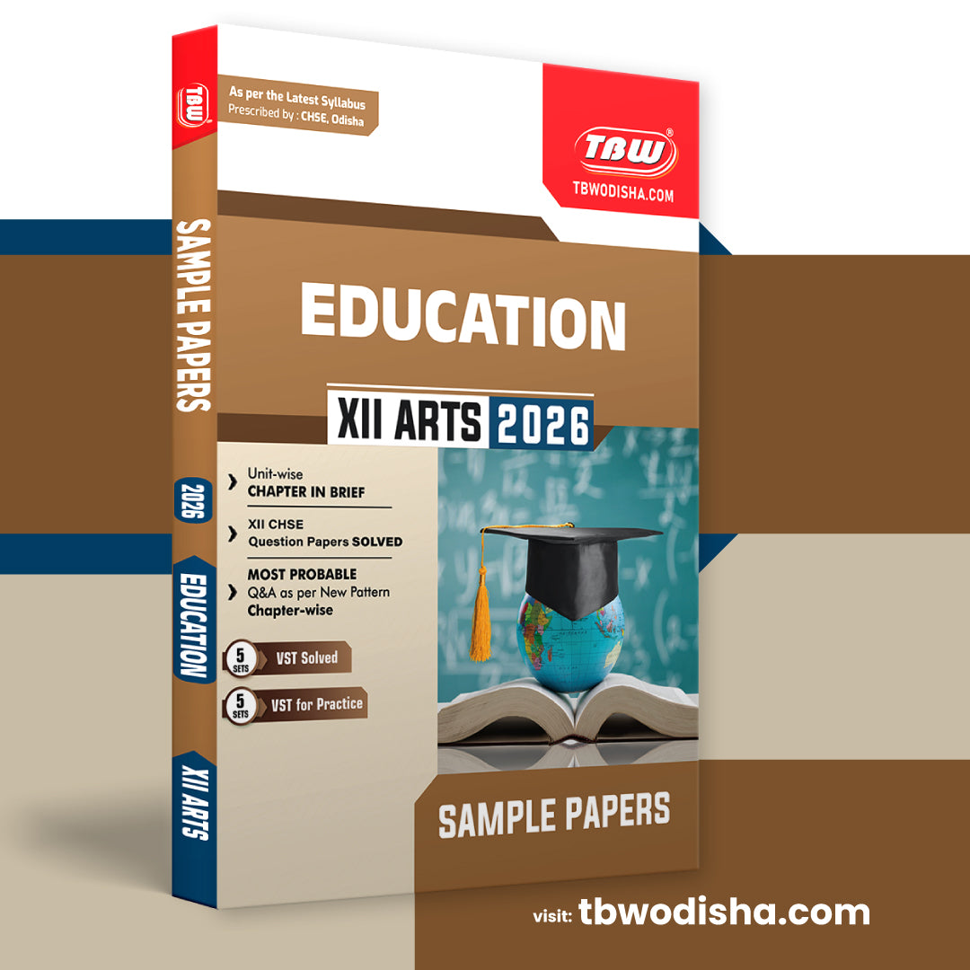 TBW XII Education (English Med) 2026 Arts Sample Papers
