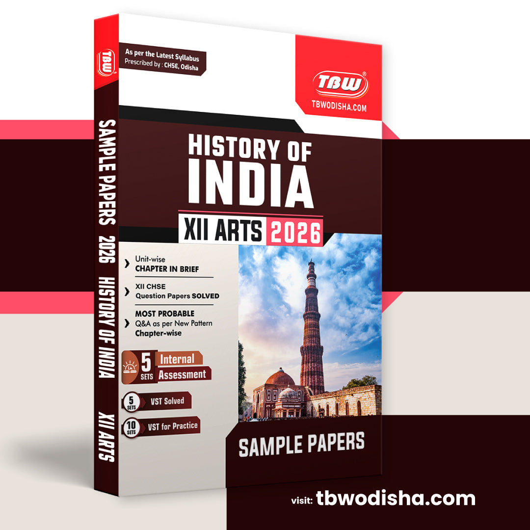 TBW XII History (Eng Med) 2026 Arts Sample Papers