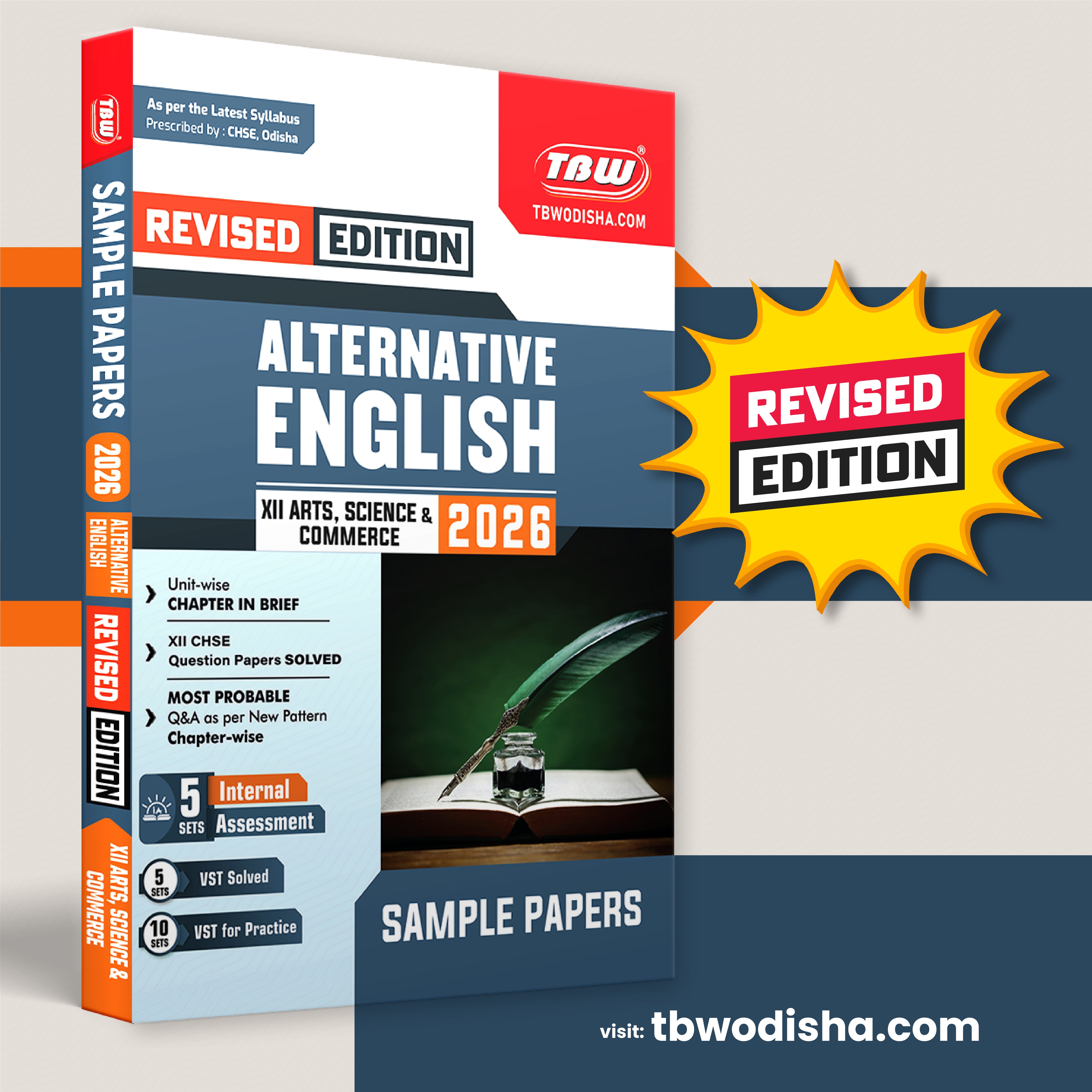 TBW XII Alt English 2026 Arts Sc Com Sample Papers