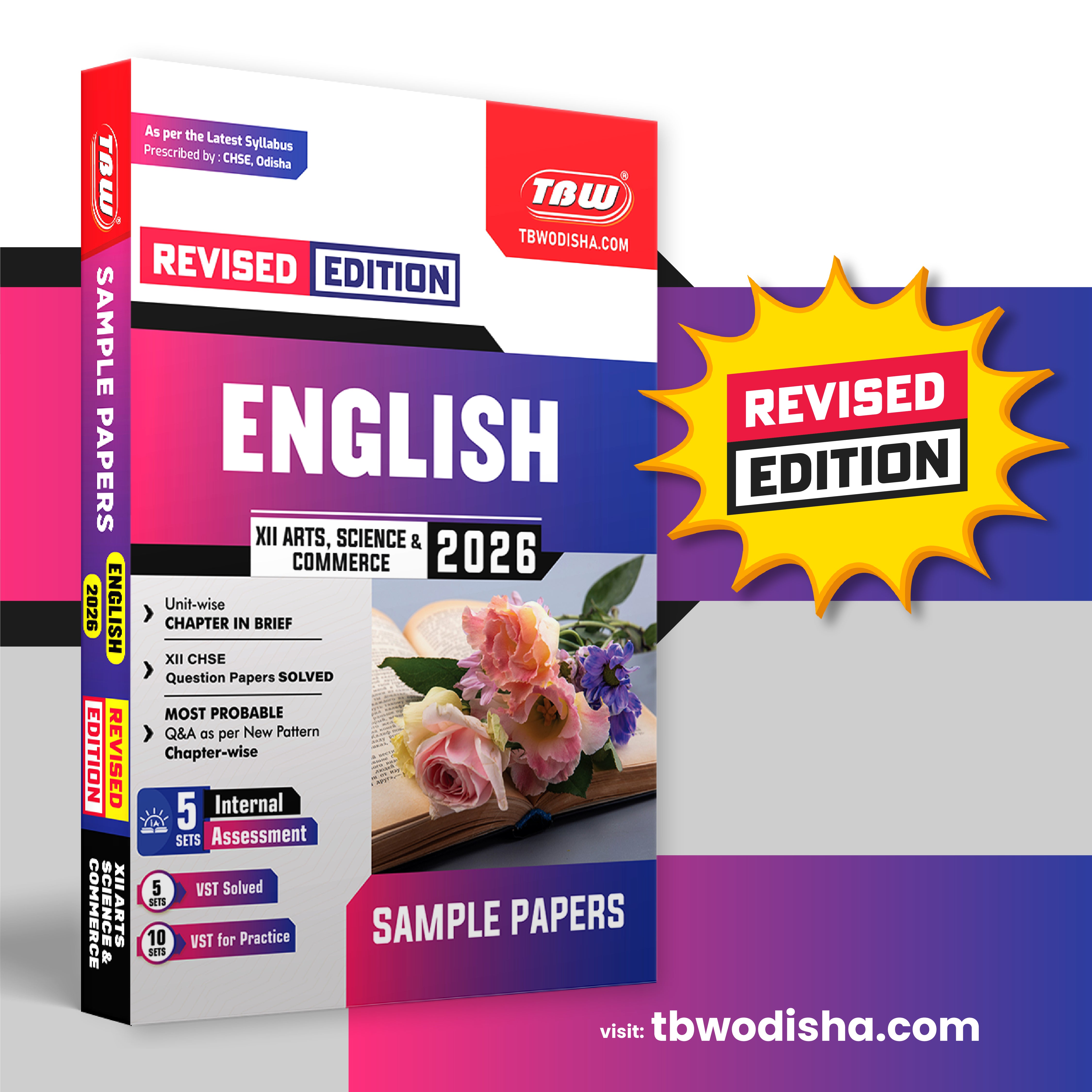 TBW XII English Compulsory 2026 Arts Sc Com Sample Papers