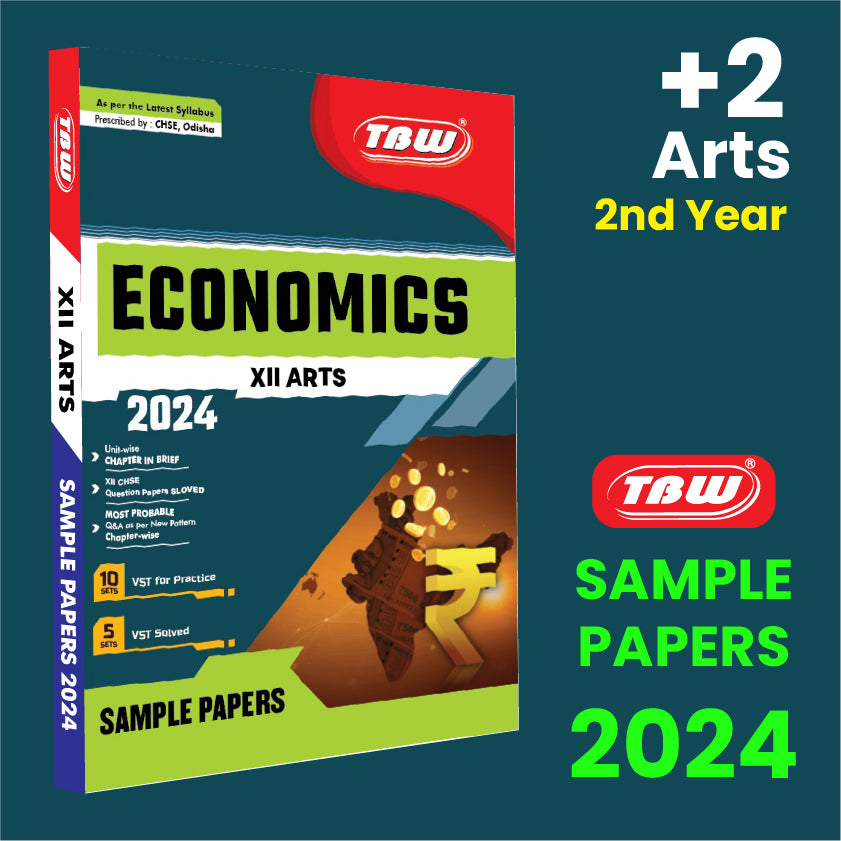 TBW XII Economics (English Med) 2024 Arts Sample Papers