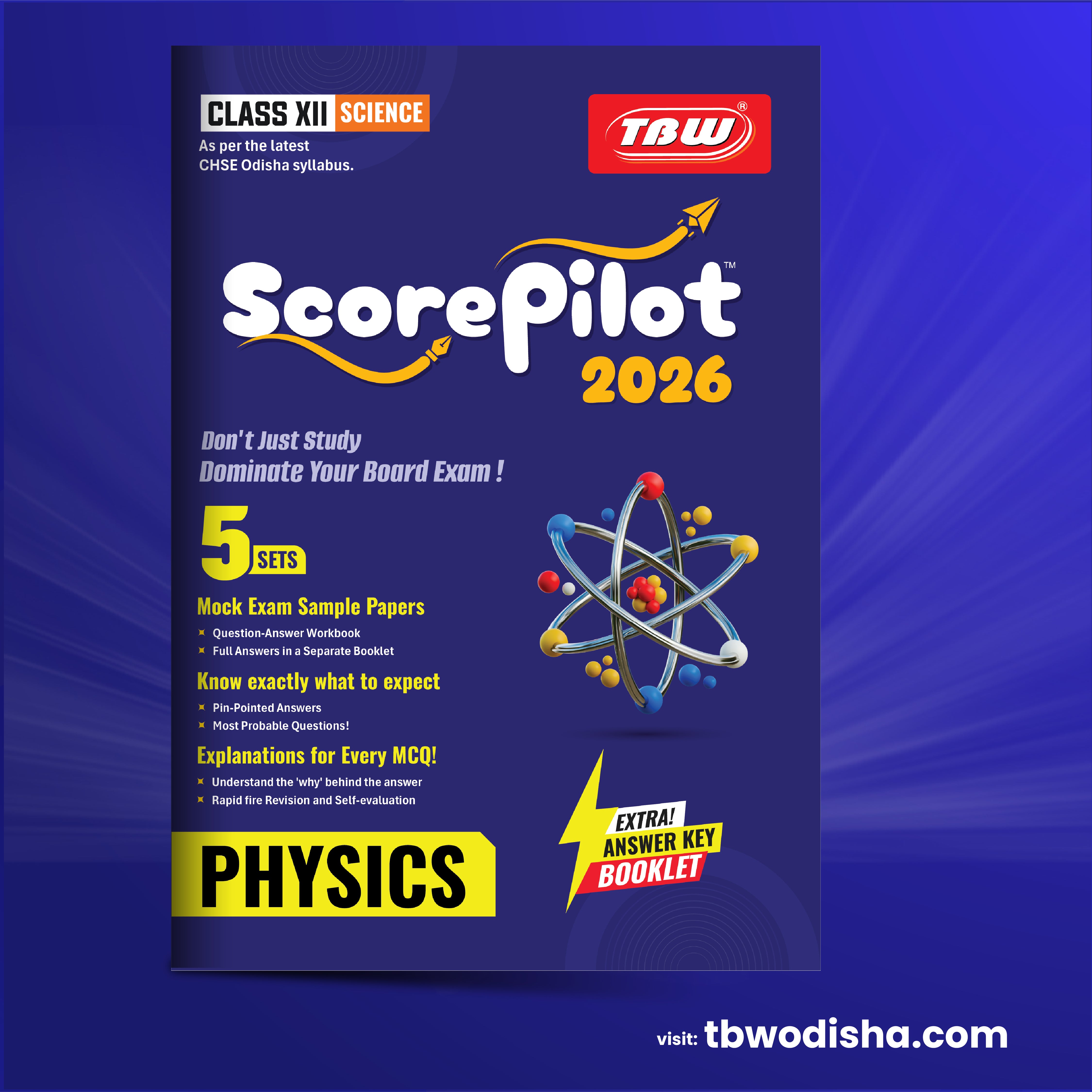 TBW XII Score Pilot Physics 2026 CHSE Plus2 Science