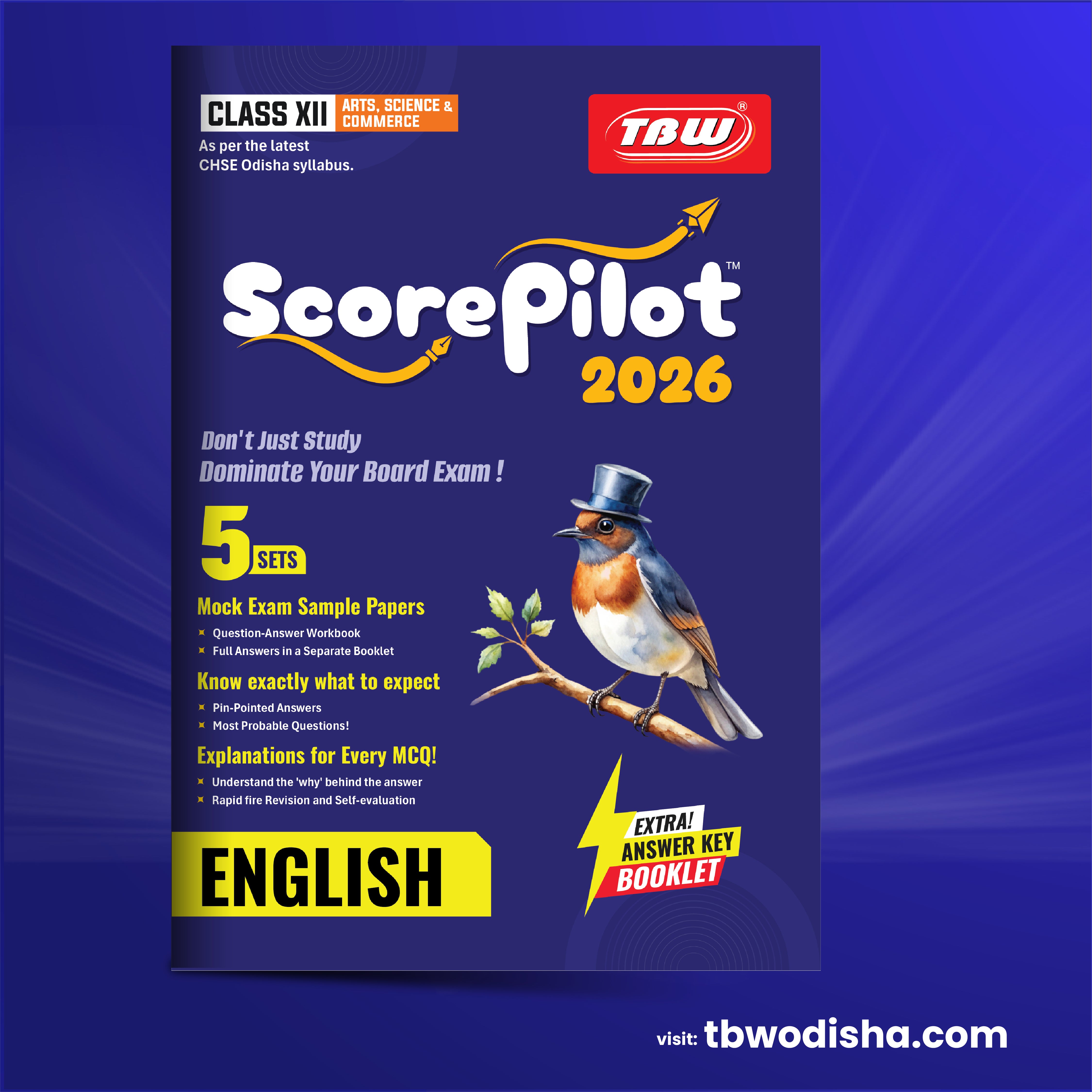 TBW XII Score Pilot English Comp 2026 CHSE Plus2