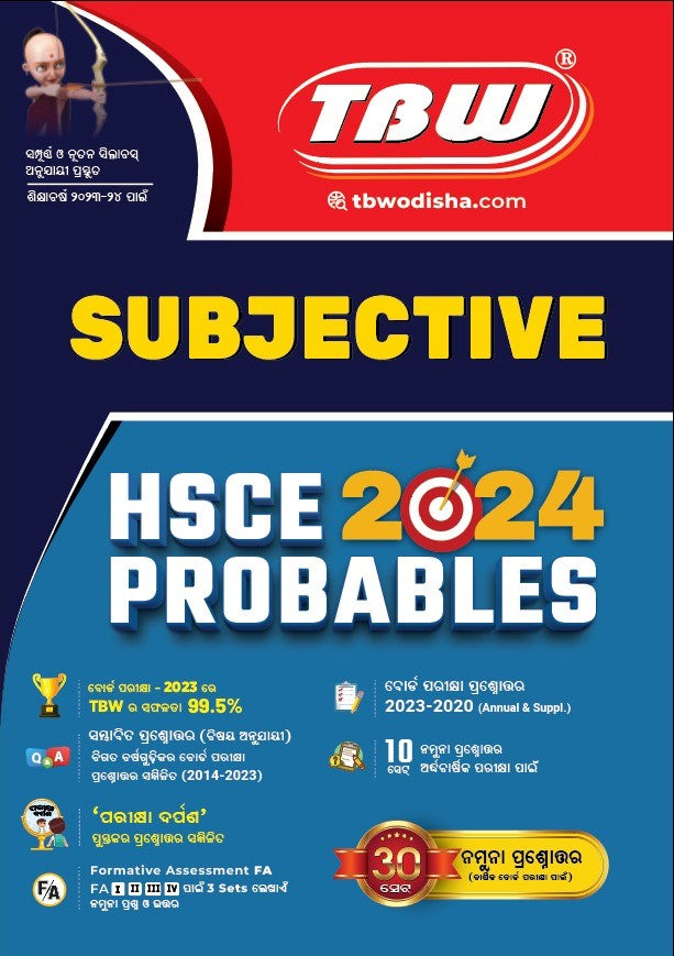 TBW HSC Proabables 2024 SUBJECTIVE