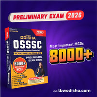TBW OSSSC CRE 2025-26 Guide RI, ARI, Amin, JA, ICDS & SFS Combined Recruitment Examination