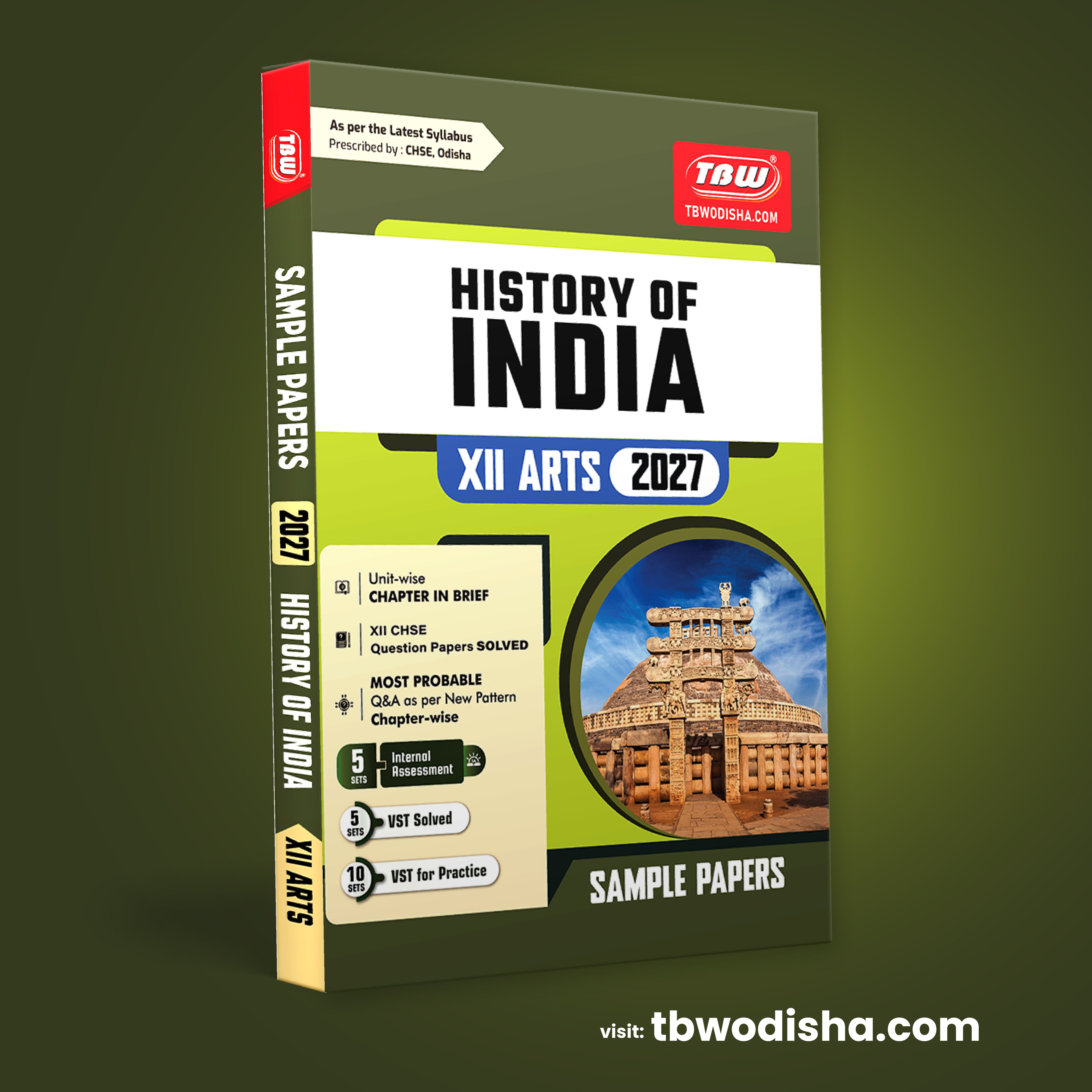 TBW XII History (Eng Med) 2027 Arts Sample Papers